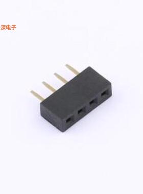 F243-1104A0BSUC3|排母结构：U型，颜色：黑色 耐高