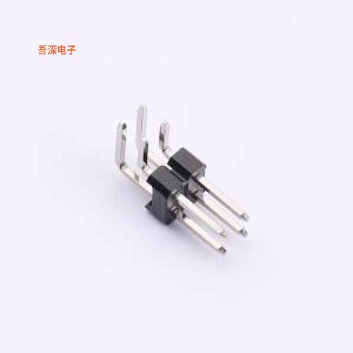 XY-PZ2.54R-02-4P |排针2x2P 间距:2.54mm 方针 弯插