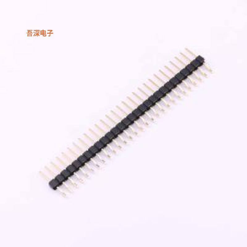 X6511WRS-28H-C60D48 |(X6511)2.54单排单塑排针SMD,P=2.54mm