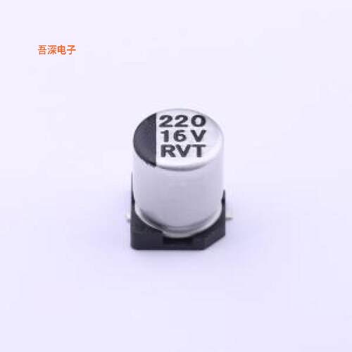 RVT1C221M0607VG |原装SMD,D6.3xL7.7mm型铝电解电容