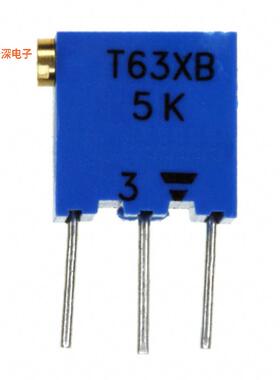 T63XB503KT20 |50 kOhmsTRIMMER 50KOHM 0.25W PC PIN SIDE