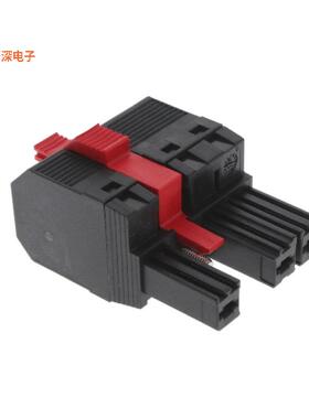 1060650000 |插头，刀片插座TERM BLOCK PLUG 3POS 7.62MM