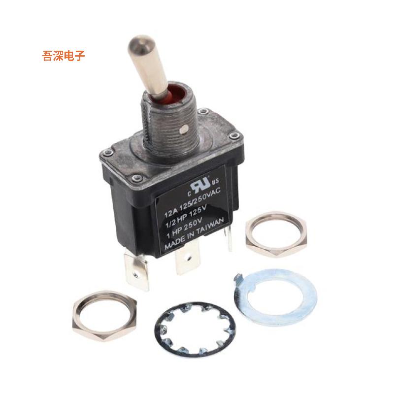 SW-T4-2B-E-TA1-01 |面板安装SWITCH TOGGLE SPDT 12A 125V