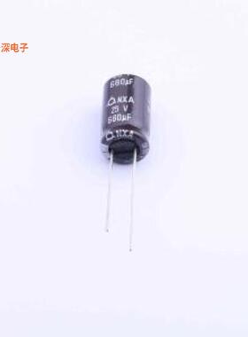 NXA25V680UF10*16 |原装插件,D10xL16mm直插铝电解