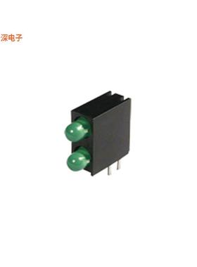 WP934GE/2GD-RV |绿色（x 2） CBI 3MM BI-LVL GRN RA
