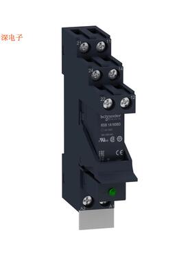 RSB1A160BDPV |底座安装RSB RLY SCKT1C/O 16A 24VDC DIO