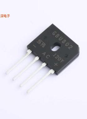 GBU802 |原装GBUBRIDGE RECT 1PHASE 100V 8A GBU