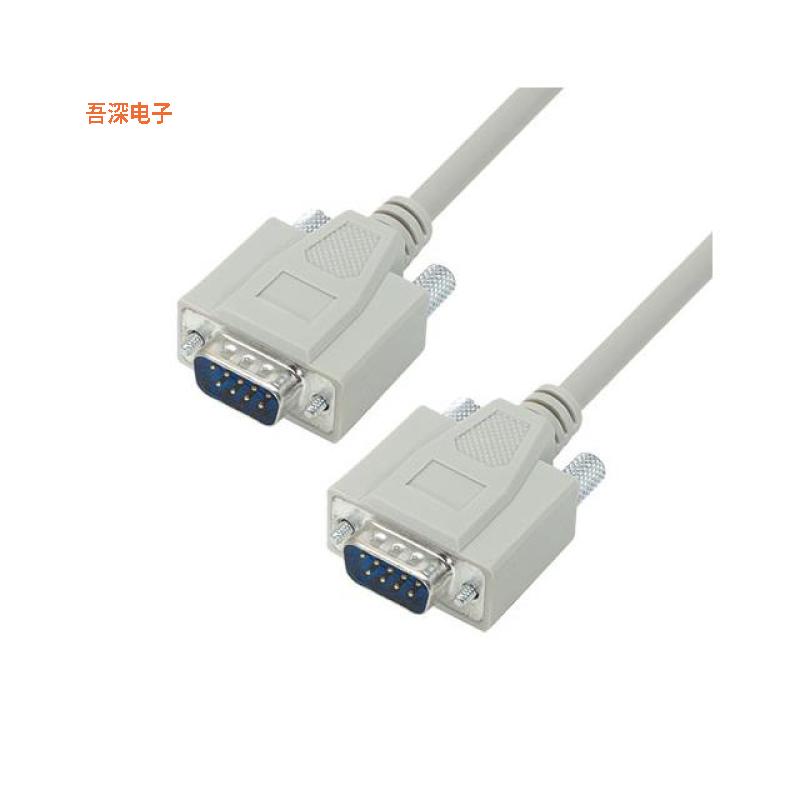 CSMN9MM-15 |插头，公引脚CABLE DB9M/M MOLDED 15'