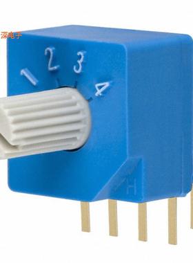 S-2151 |SP4TSWITCH ROTARY DIP SP4T 0.1A 5V