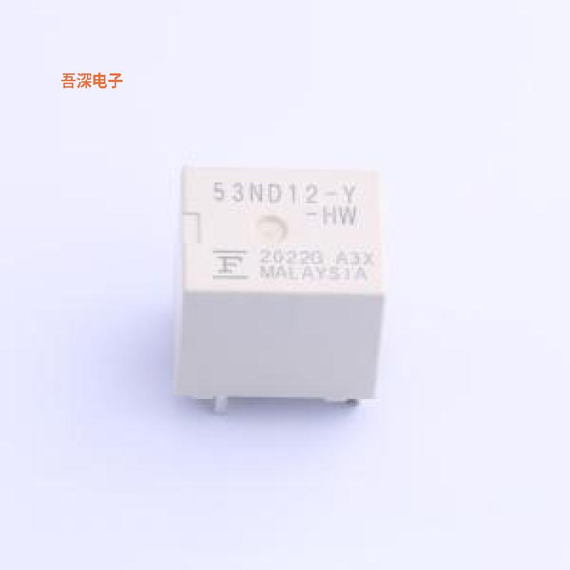 FBR-53ND12-Y-HW-RW-F |原装插件,12.3x15.7mm功率继电器