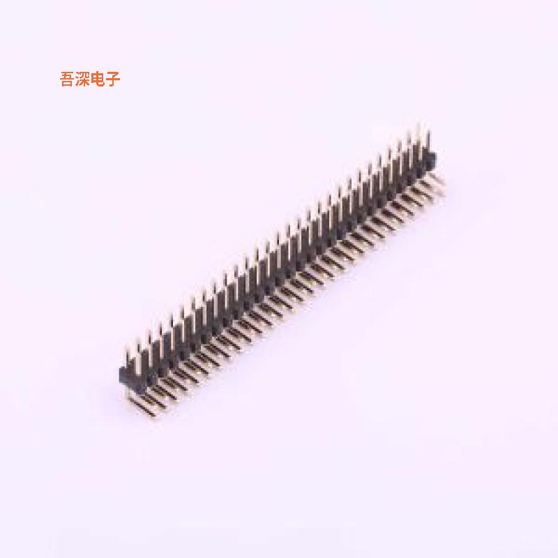 X6521WR-2x29H-C60D30 |高镀金 抗氧化排针弯插,P=2.54mm