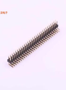 X6521WR-2x29H-C60D30|高镀金 抗氧化排针弯插,P=2.54m