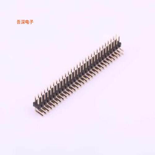 X6521WR-2x29H-C60D30 |高镀金 抗氧化排针弯插,P=2.54mm