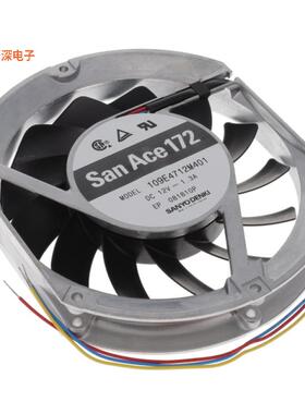 109E4712M401 |12VDCFAN AXIAL 172X25.4MM 12VDC WIRE