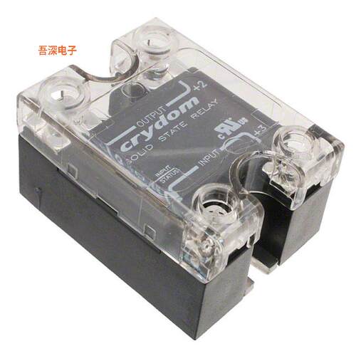 DC100D80C |底座安装SSR RELAY SPST-NO 80A 1-72V