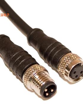 C83AC01M006 |原装全新CIR CBL 3POS RCPT TO PLUG 19.69'