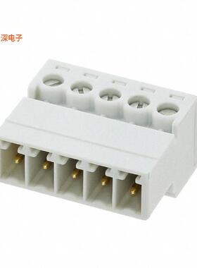 1719707 |插头，公引脚TERM BLOCK PLUG 5POS 3.81MM