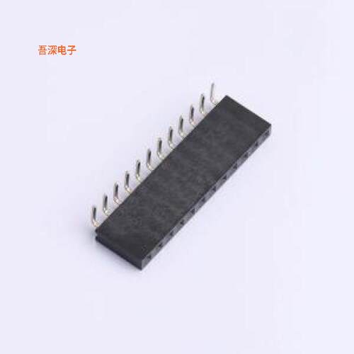 FG-PM2.54-1-12PW-H8.5 |原装弯插,P=2.54mm排母