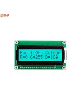 MD21605H6W-FPTLRGB |32.0DISPLAY, 2x16 COB LCD,  Black on