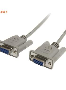 MXT100FF |插座，母型插口6 FT DB9 SERIAL CABLE F/F
