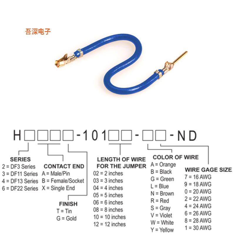 H3ABG-10105-L4 |接触端JUMPER-H1507TR/A2015L/H1505TR 5
