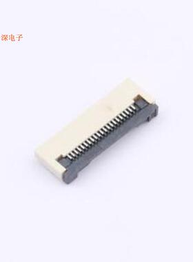 ZX-0.5FPC-2H-QFX21P |原装SMD,P=0.5mm,卧贴FFC/FPC