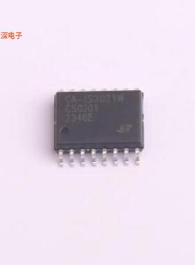 CA-IS3021W |I2C隔离器, 隔离I2C隔离式I2CSOIC-16-300mil