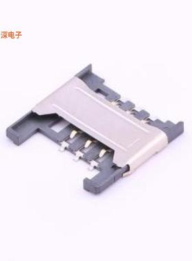 HYC90-SIM06-180 |SIM 6PIN 连桥带挡脚向内SMD