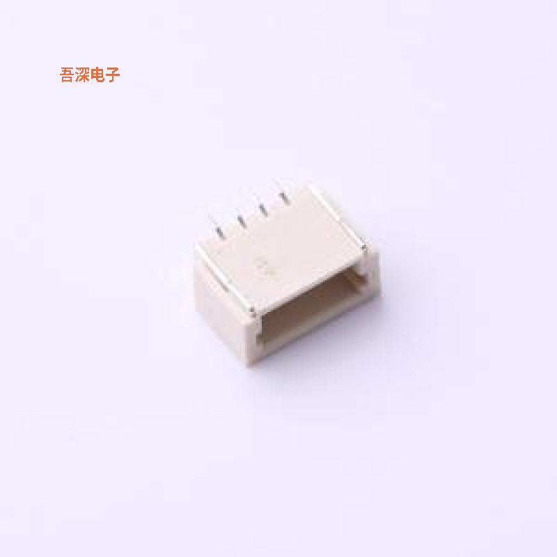 WTB01W04BB |1.0间距4PIN卧贴线对板针座SMD,P=1mm