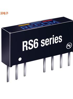 RS6-2405S |隔离模块DC DC CONVERTER 5V 6W