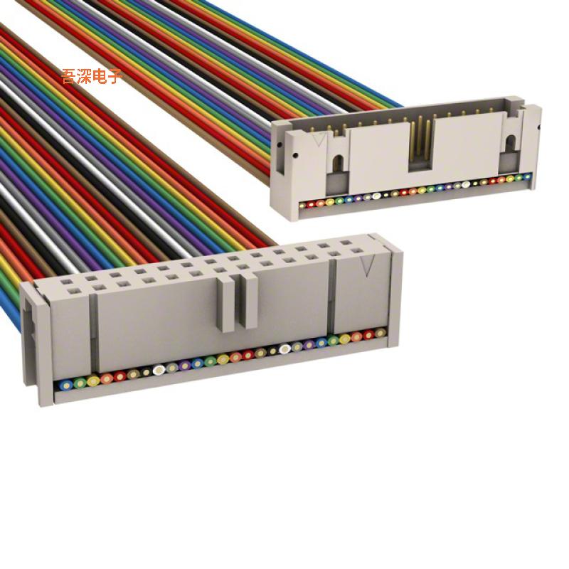 M3CKK-2636R |插口至插头IDC CABLE - MKC26K/MC26M/MPK26K
