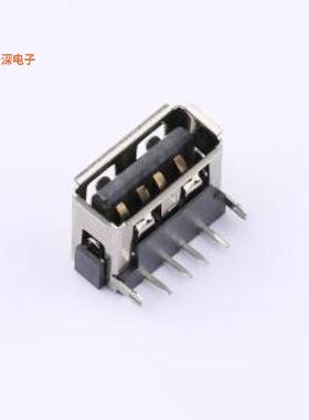 USB-100-B263 |2.0 USB插件卧式结构短体USB插件