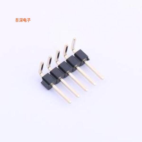 DZ254W-11-05-65 |排针排针1x5P 间距:2.54mm 方针 弯插