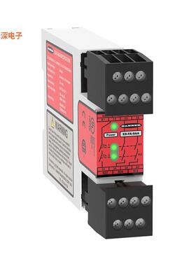 ES-FA-9AA|DIN 轨道SAFETY MODULE E-STOP/INTERLOC