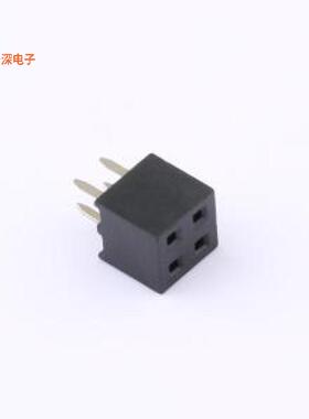 DS1026-06-2x2S8BV |排母2.0排母 H=4.3mm 2*2pin，直针，全金
