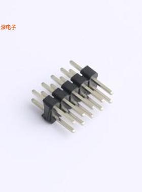 DS1025-05-2x5P8BV1-B |排针全金，黑色，直插 Type1 B级