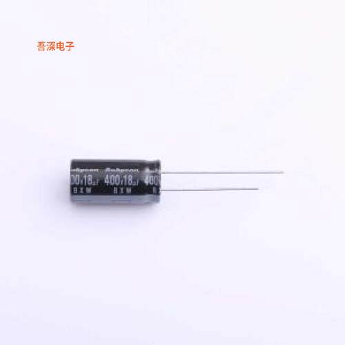 400BXW18MEFR10X20 |原装插件,D10xL20mm直插铝电解电容