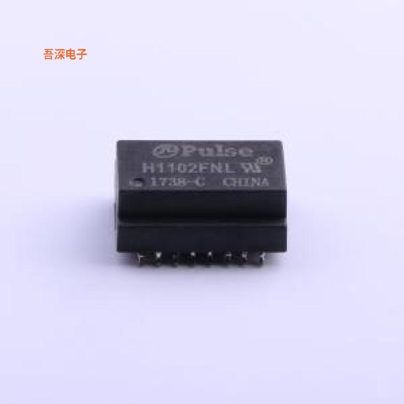 H1102FNLT |原装SMD,12.7x9.1mmPULSE XFMR LAN 350UH SMD