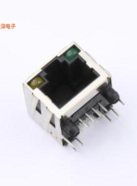 E5J88-14LJ24-L |原装插件CONN MOD JACK 8P8C R/A SHIELDED