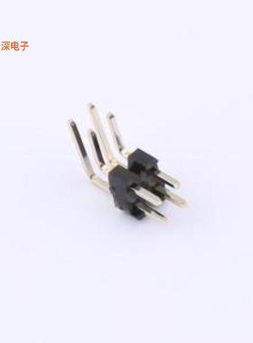 GPFB201-0202A238R1BA |公母：公型插针排针弯插,P=2mm