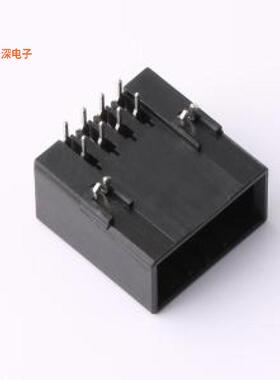 HC-3810-2*4AW-05|公母：公型插针线对板针座弯插,P=3.81m