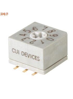 RDS6-10S-1065-SMT-TR |BCDSWITCH ROTARY DIP BCD 0.15A 42V