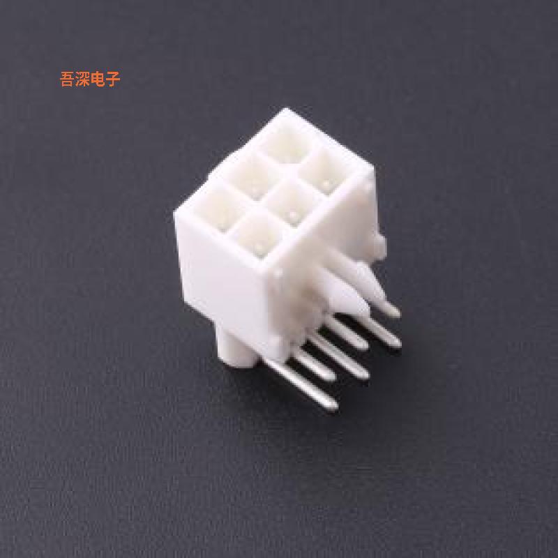1-770969-0 |原装弯插,P=4.14mmCONN HEADER R/A 6POS 4.14MM