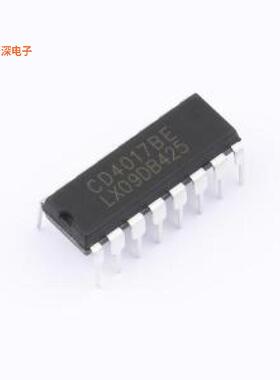 CD4017BE(LX) |原装DIP-16计数器/分频器