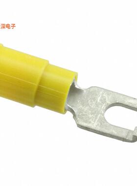 0191210047 |带法兰CONN SPADE TERM 10-12AWG #8 YEL