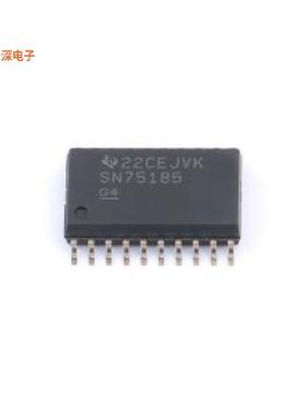 SN75185DWR |原装SOIC-20-300milIC TRANSCEIVER 3/5 20SOIC