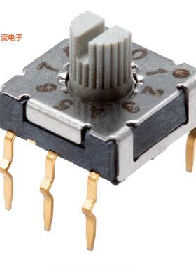 RDS-10S-7229-S-CR |BCDSWITCH ROTARY DIP BCD 0.1A 50V