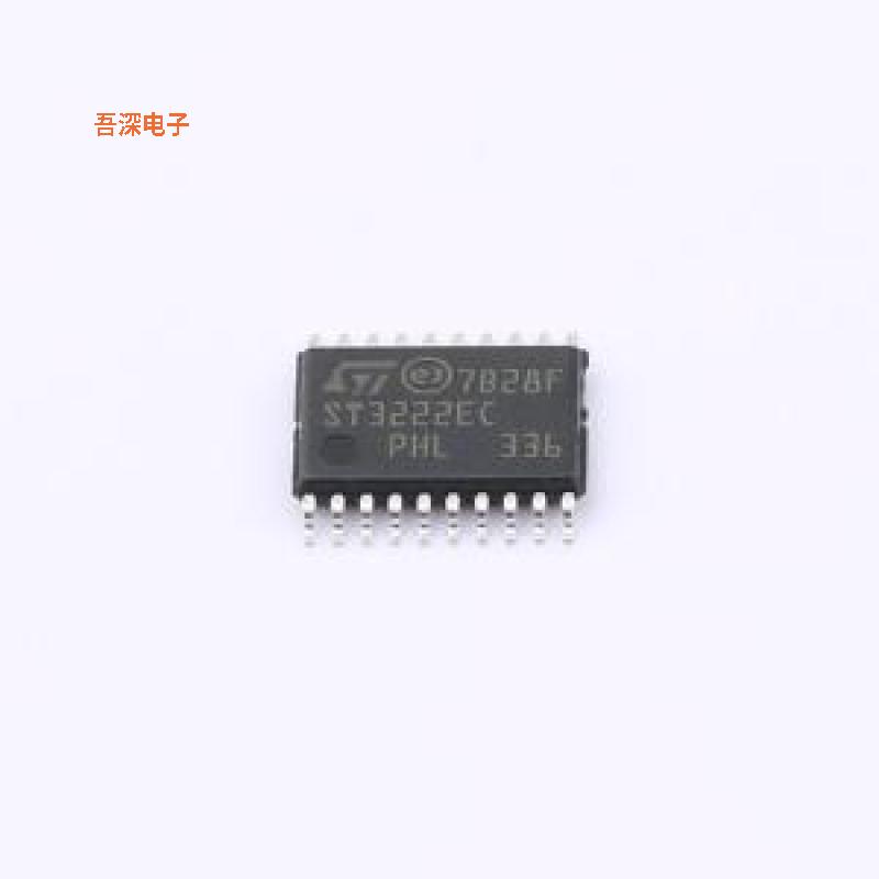 ST3222ECTR |原装TSSOP-20IC TRANSCEIVER FULL 2/2 20TSSOP