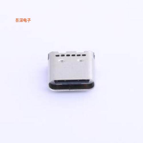 TYPE-C 24P QT |USB24P卧贴母座，4脚插板，不锈钢外壳
