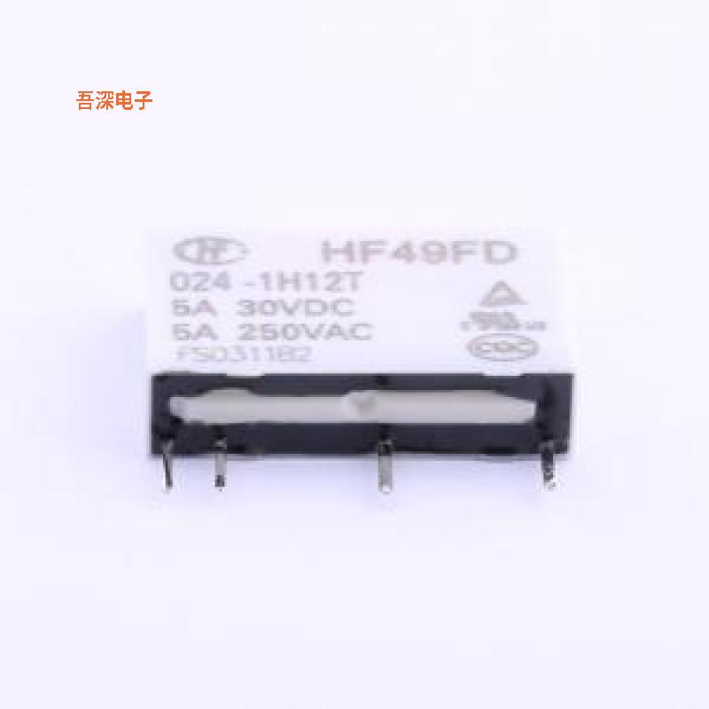 HF49FD-024-1H12T |原装SIP,5x20mm功率继电器